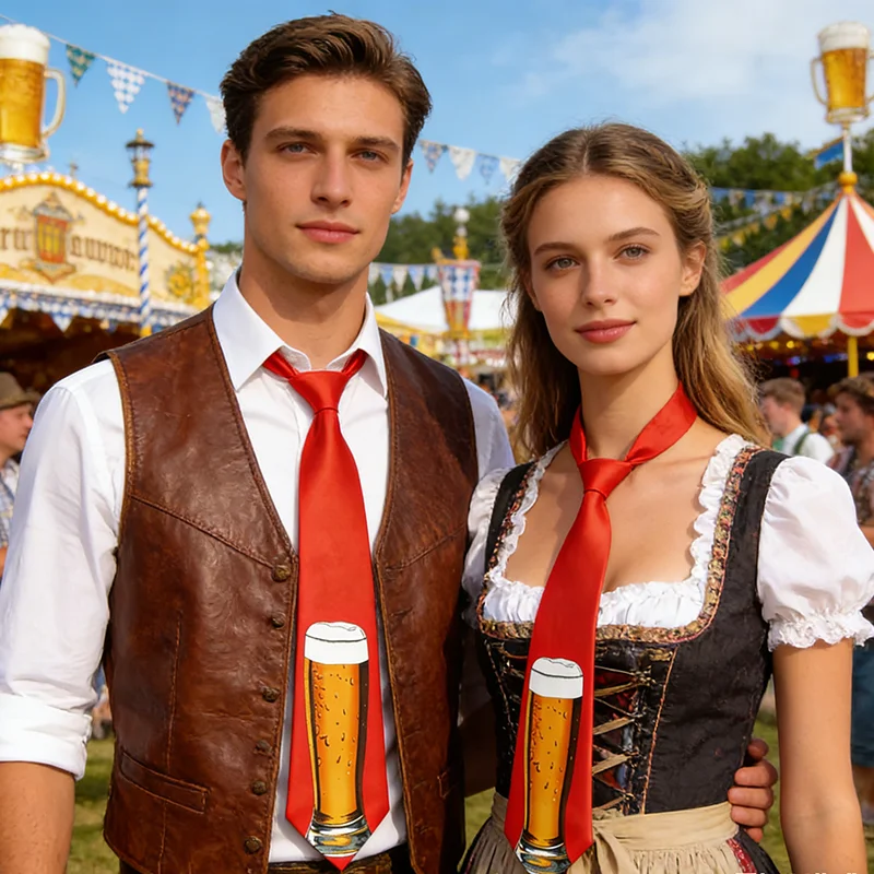 Cravate de la présidence pour hommes, chope à bière, cravates drôles, cadeau de robe formelle, chemise de mariage, fête Craings.com, design de