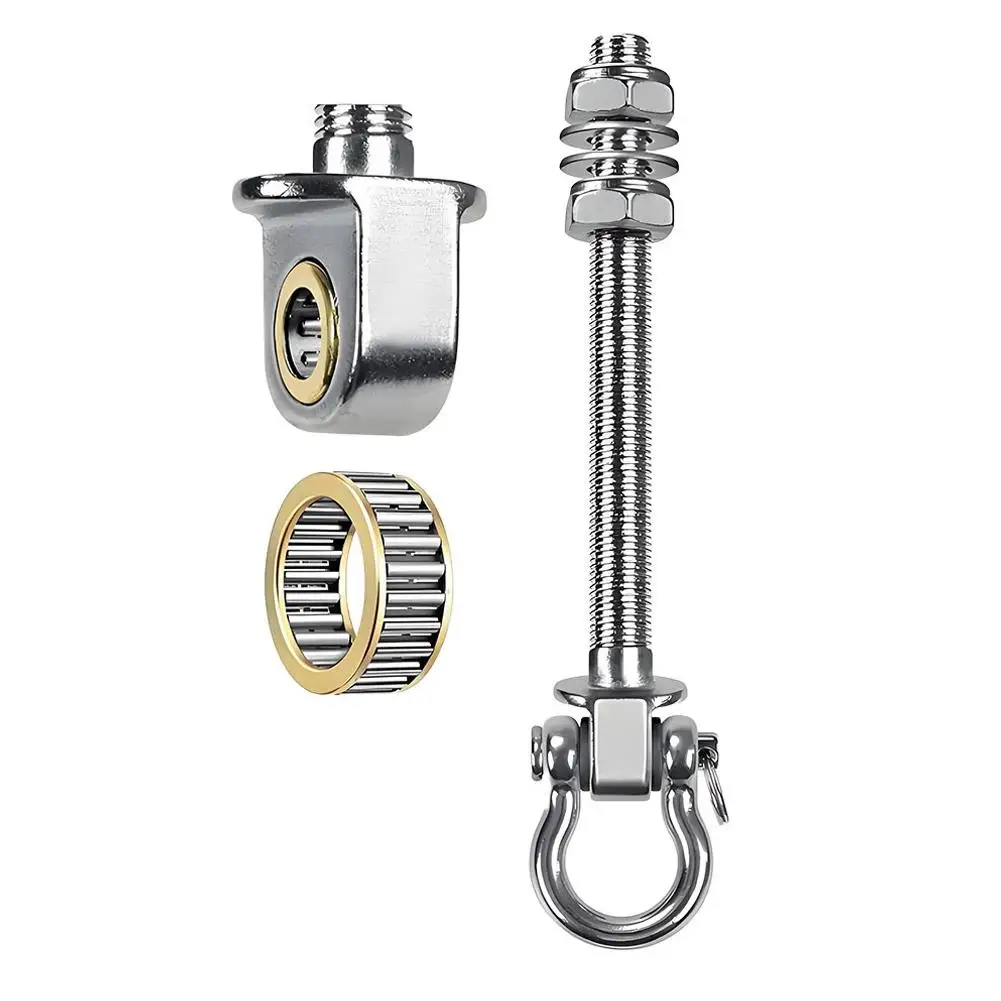 Useful Heavy Duty Swing Hook Threaded Shaft Stainless Steel Hammock Hook Easy Installation Hanging Hook Tree Swing for Yoga Gym
