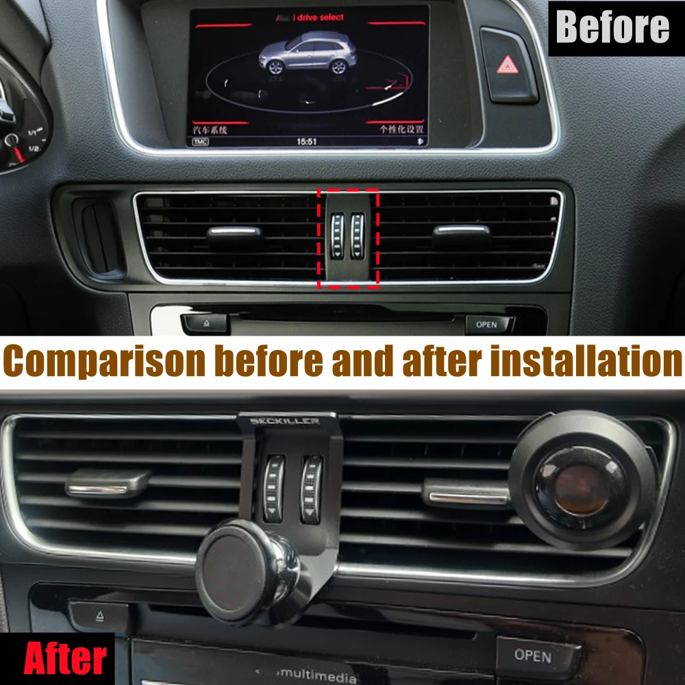 Car Phone Holder For Audi A4 A - Magnetic Phone Holder For Car Vent 评论和价格