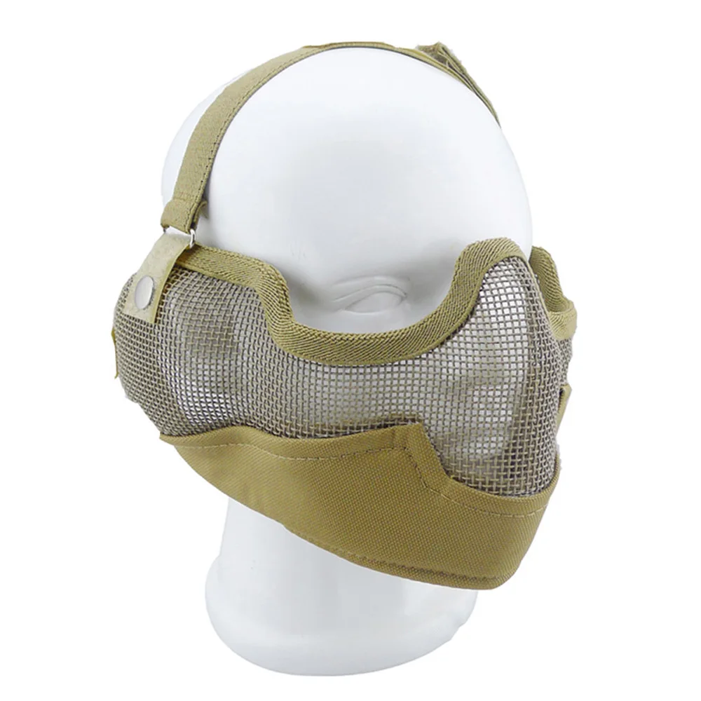 steel-wire-half-face-mask-with-ear-protection-for-airsoft-paintball-tactical-breathable-protective-gear-for-shooting-game-qg416s