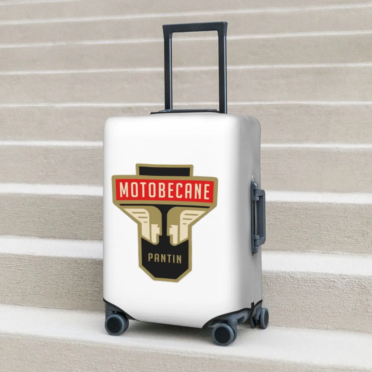 Motobecane Headstock (2) Penutup Koper Pelindung Penutup Pelindung Bagasi Perjalanan Elastis untuk 18-32 Inci