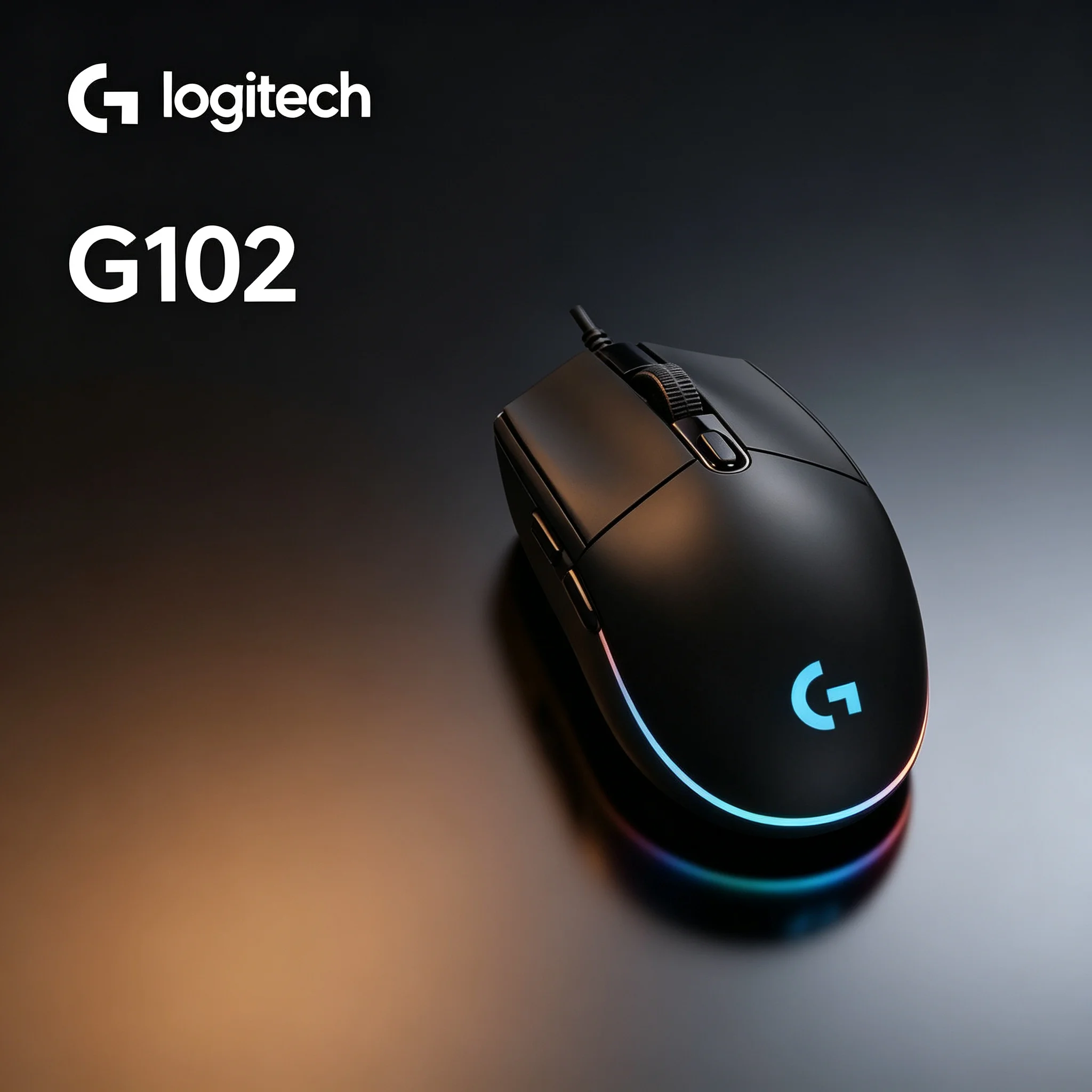 Original Logitech G102 Wired Gaming Mouse RGB For CSGO PUBG LOL League of Legends Valorant Daily Office Game Mice