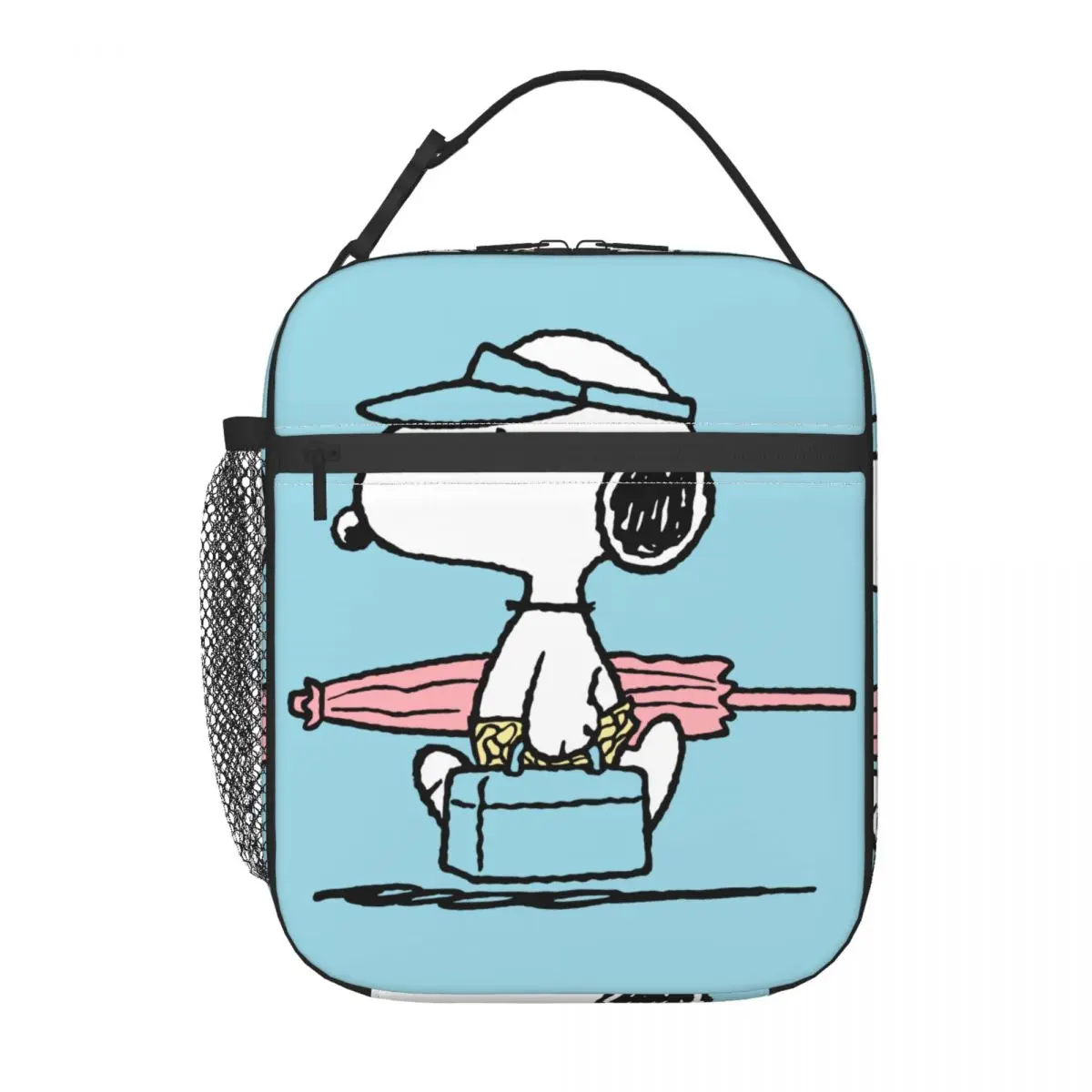 Snoopy Insulated Lunch Bag Cooler Lunch Container Cartoon Portable Tote Lunch Box Girl Boy College Travel