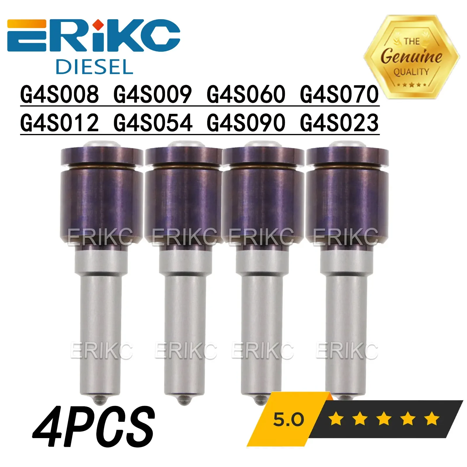 4PC G4S008 Diesel Fuel Nozzle G4S009 G4S060 Common Rail Nozzle G4S070 G4S012 G4S054 G4S090 G4S023 for Denso Piezo Injector