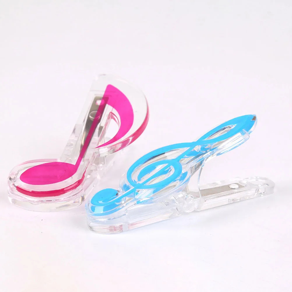 

Music Paper Clips Sheet Folder Piano Musical Accessories Note Mark for Notes Score