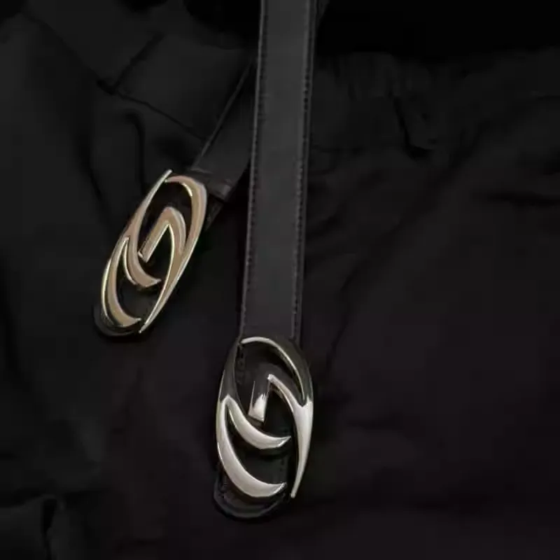 เข็มขัดแฟชั่นหนังสีดำสำหรับผู้ชายและผู้หญิง ดีไซน์เนอร์คอร์เซ็ท สายคาดเอวสำหรับผู้หญิง เสื้อโค้ท สายคาดเอวสำหรับตกแต่งชุดเดรส เข็มขัดเส้นกว้าง J1625