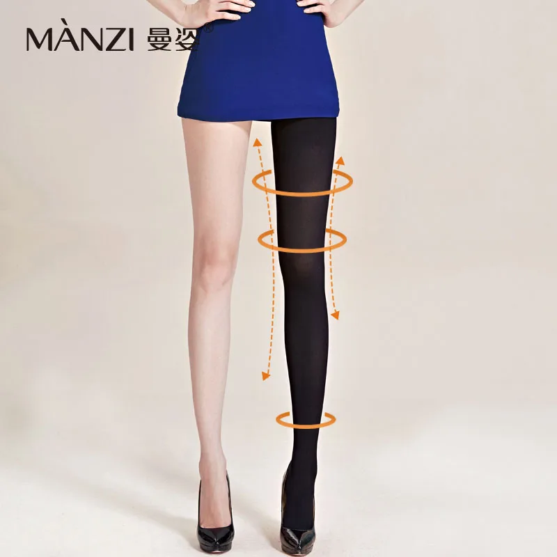 MZ26057 MANZI Fashion Women 200D Velvet Tights Pantyhose for Spring Autumn