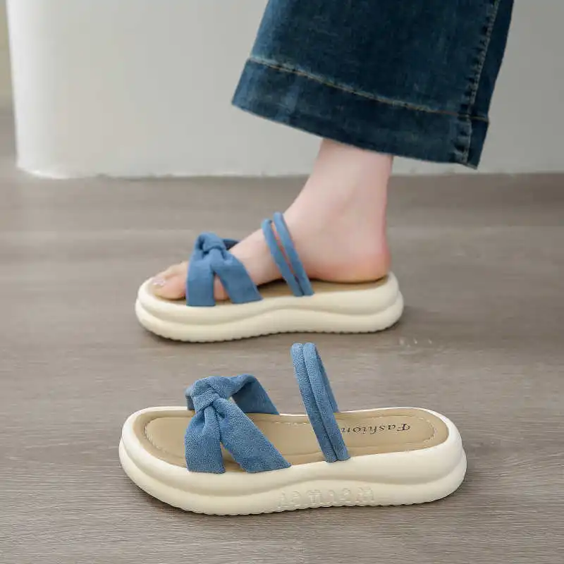 Nez rond T sangle femmes nouvelles chaussures chaussures pantoufles 46 taille sandale baskets Sport exercice Tenia Botasky haute technologie offres