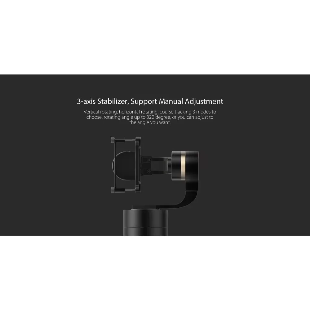 Yi Handheld Gimbal - Action Sport Camera Stabilizer Yi 4K 4K Selfie Stick Action Bluetooth Monopod Extendable