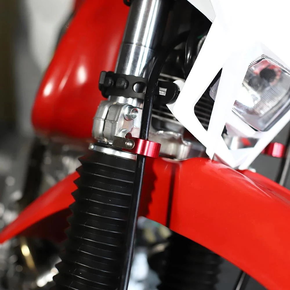 Réinitialisation de fil de guide de tuyau pour Honda XR400R, ligne de tuyau de frein avant, guide astronomique, XR600R, XR250R, CRM250AR, XR400,