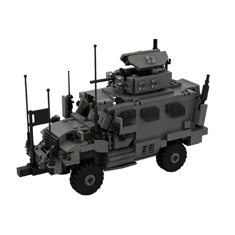 M1235A1 Protected Vehicle Model MOC Building Bricks War Equipment Modular Technology Gifts Holiday Assemble Children Toys Suit