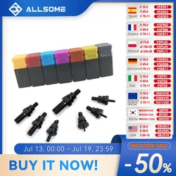 ALLSOME perçin tabancası parçası dişli Mandrel yedek el somun perçin SAE 6-32 8-32 10-24 1/4-20 5/16-18 3/8/90-16 HT2777