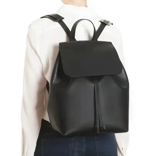 女性用本革スクールバックパック,ストリング付きレディースバッグ,クロスボディバッグ,新しいファッション