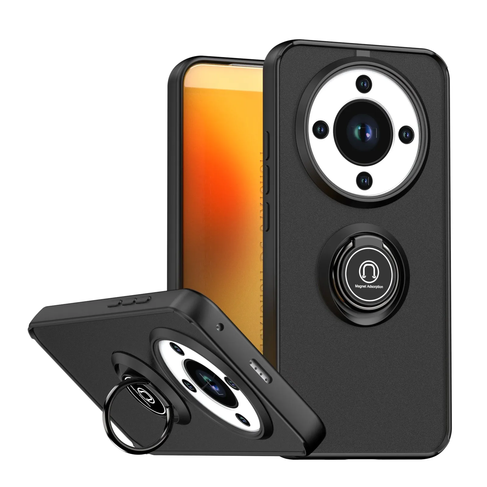 For Honor Magic 8 Lite Case Shockproof Metal Stand Ring Holder Armor Hard Back Cover Phone Case for Honor Magic8 Lite 5G 2025