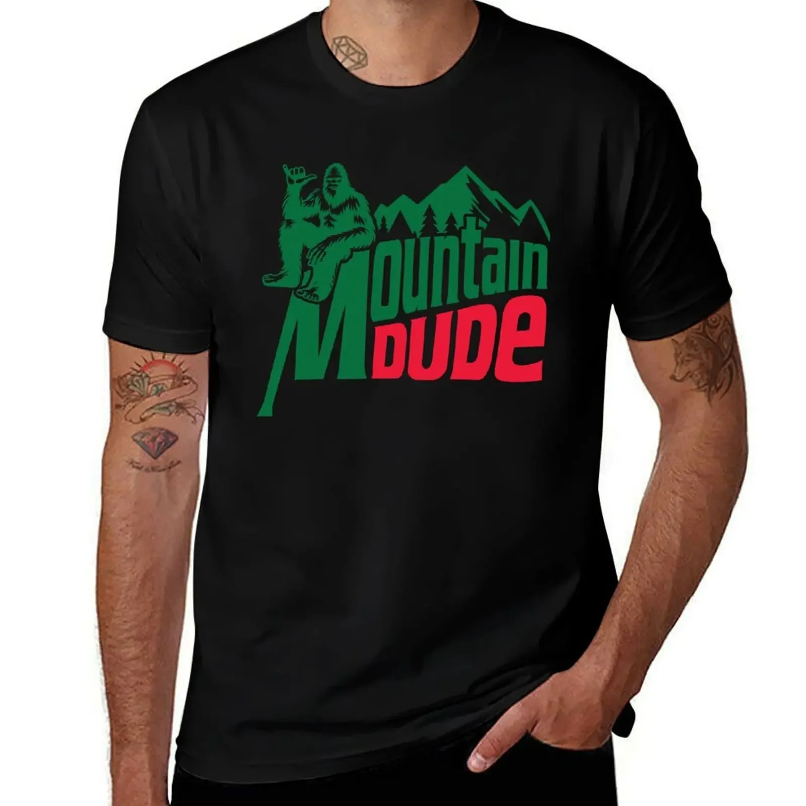 

Mountain Dude T-Shirt Aesthetic clothing funny costumes oversizeds cute clothes mens white t shirts