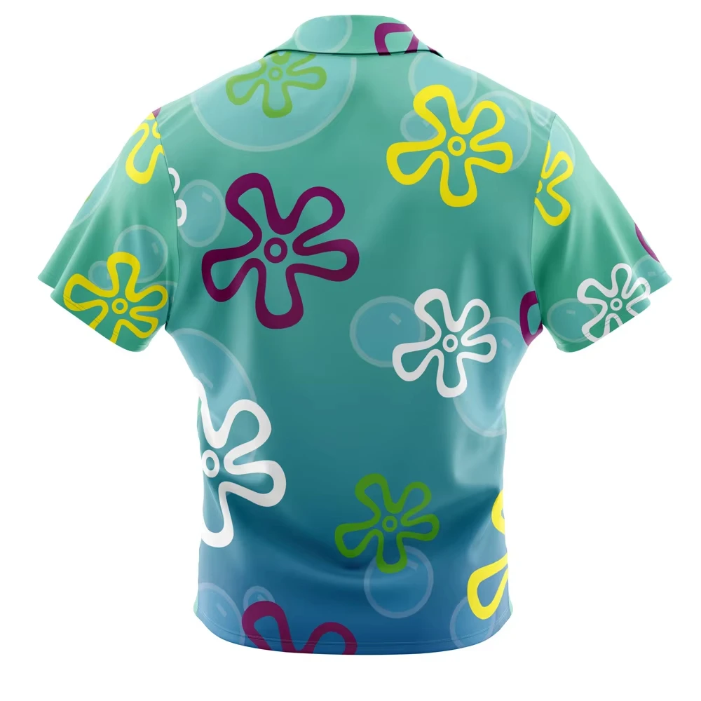 2026 Summer SpongeBob SquarePants New Hawaiian Shirt Men's and Women's Casual Children's Parent Child Breathable T-shirt