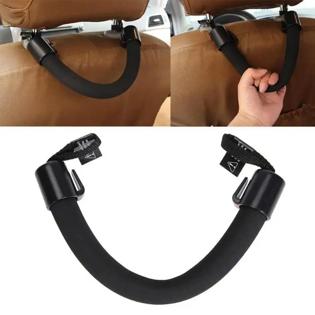 Car Seat Headrest Handle & Hanger,Armrest Storage Hook for Elderly Children, Safety Handrail Grab Bar for Vehicle Backrest