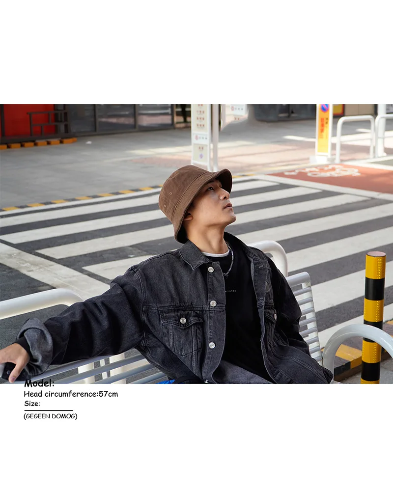 Eimerhüte für Männer, Frauen und Jugendliche, Jungen, Mädchen, Sommer, Frühling, Herbst, Kappen, S, Big Headun Visier, Hiphop, Baumwolle, weich, trendige Hüte – Detail 2
