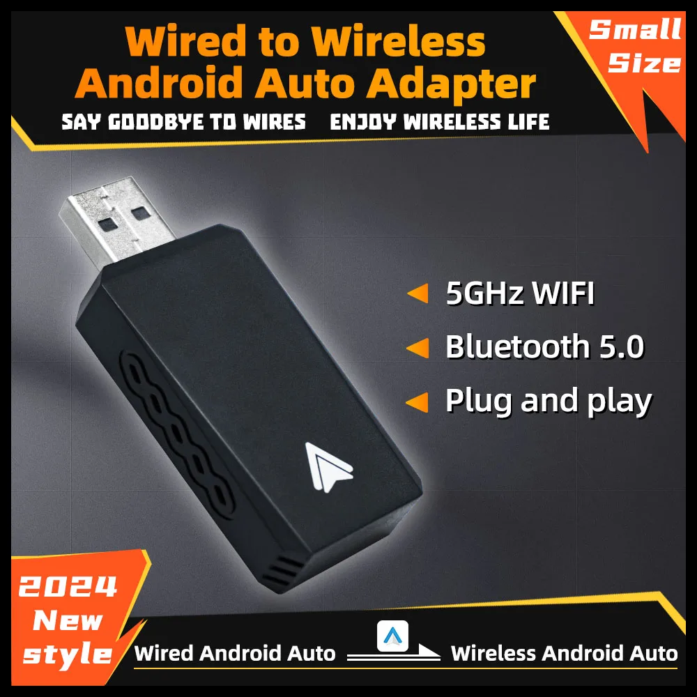 

Wireless Android Auto New Upgraded 6.0 Mini Wired to for Wired Android Auto Car Smart Ai Box Bluetooth WiFi Auto connect Map