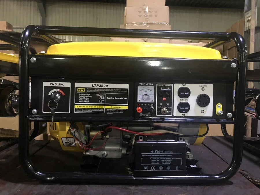 YUNYI Good Selling Gasoline Generator 2KW 3KW 5KW 6KW 7KW 8KW Portable Single Phase Electric Generator