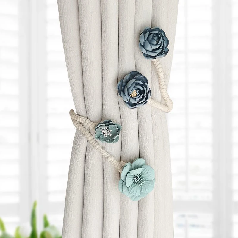 Modern Handmade Creative Flower And Branch Curtain Tieback/holder/tassel Suitable For Home Decoration In Living Room And Bedroom