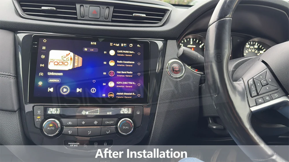 SINOSMART 8-Core A7870 Android GPS für Nissan Qashqai J11 X-Trail T32 Rogue 2014–2021 mit OEM NAV Unterstützung BOSE 360 Kamera – Detail 8