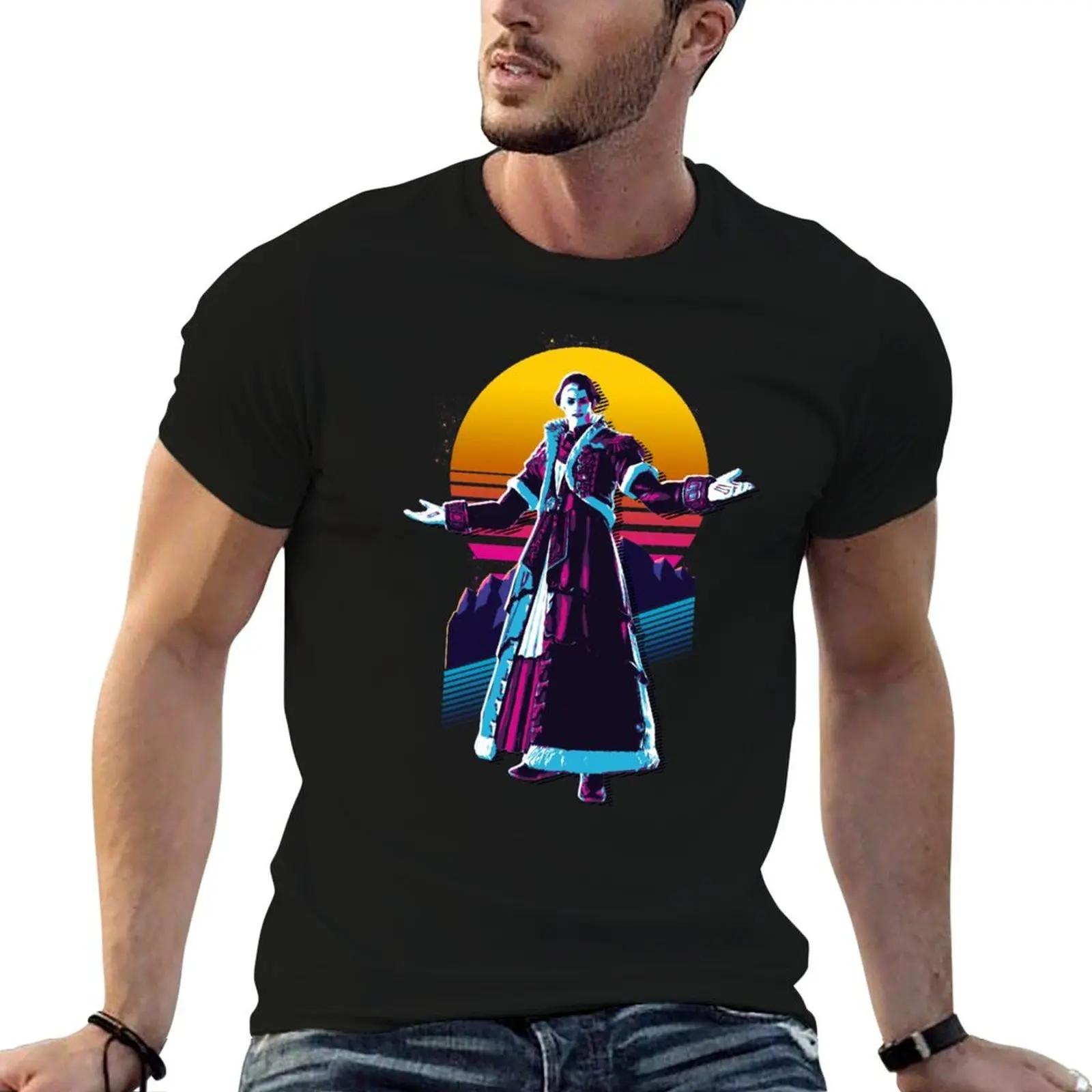 

Emet-Selch - FFXIV *80s retro* T-Shirt man t shirts graphic g man t shirts for men T-Shirt
