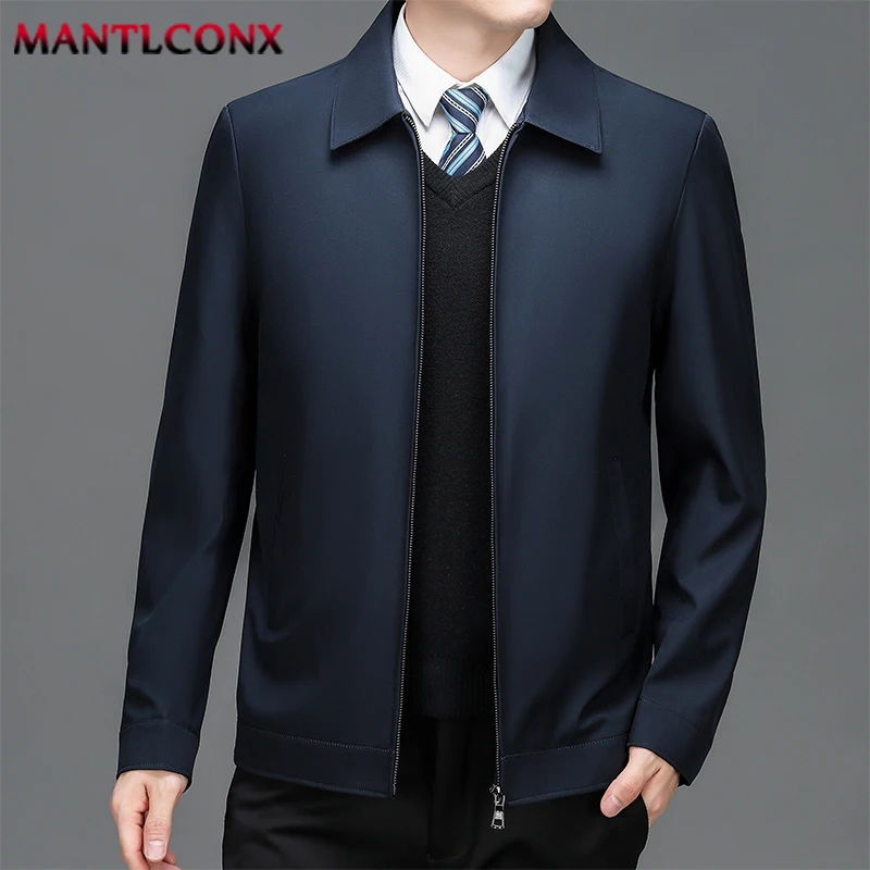 

Turn-down Collar Blazer Men's Jackets Casual Spring Autumn Luxury Social Business Jacket Men Office Dress Coat Men's Clothing XL
