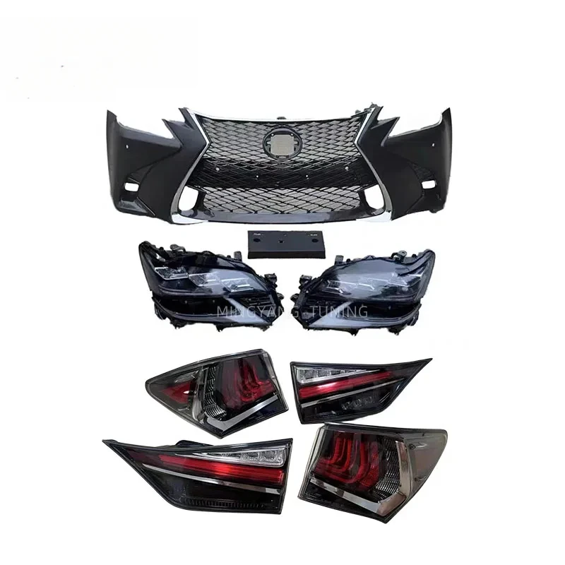 

Body Kit With Taillight For GS200T GS250 GS300 GS300H GS350 GS450H 2013-2017 Upgr 2018 F Sport Bod