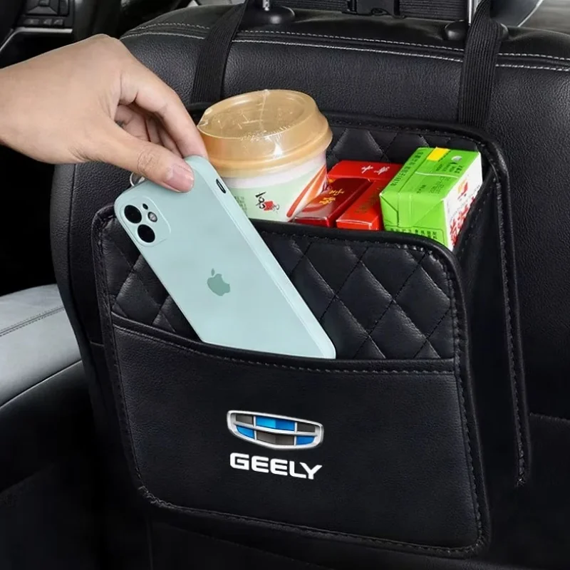 Seat Storage Bag Car Backseat Organizer Back Pocket Car Storage Pouch For Geely Coolray Monjaro Atlas Pro Starray Emgrand EX5
