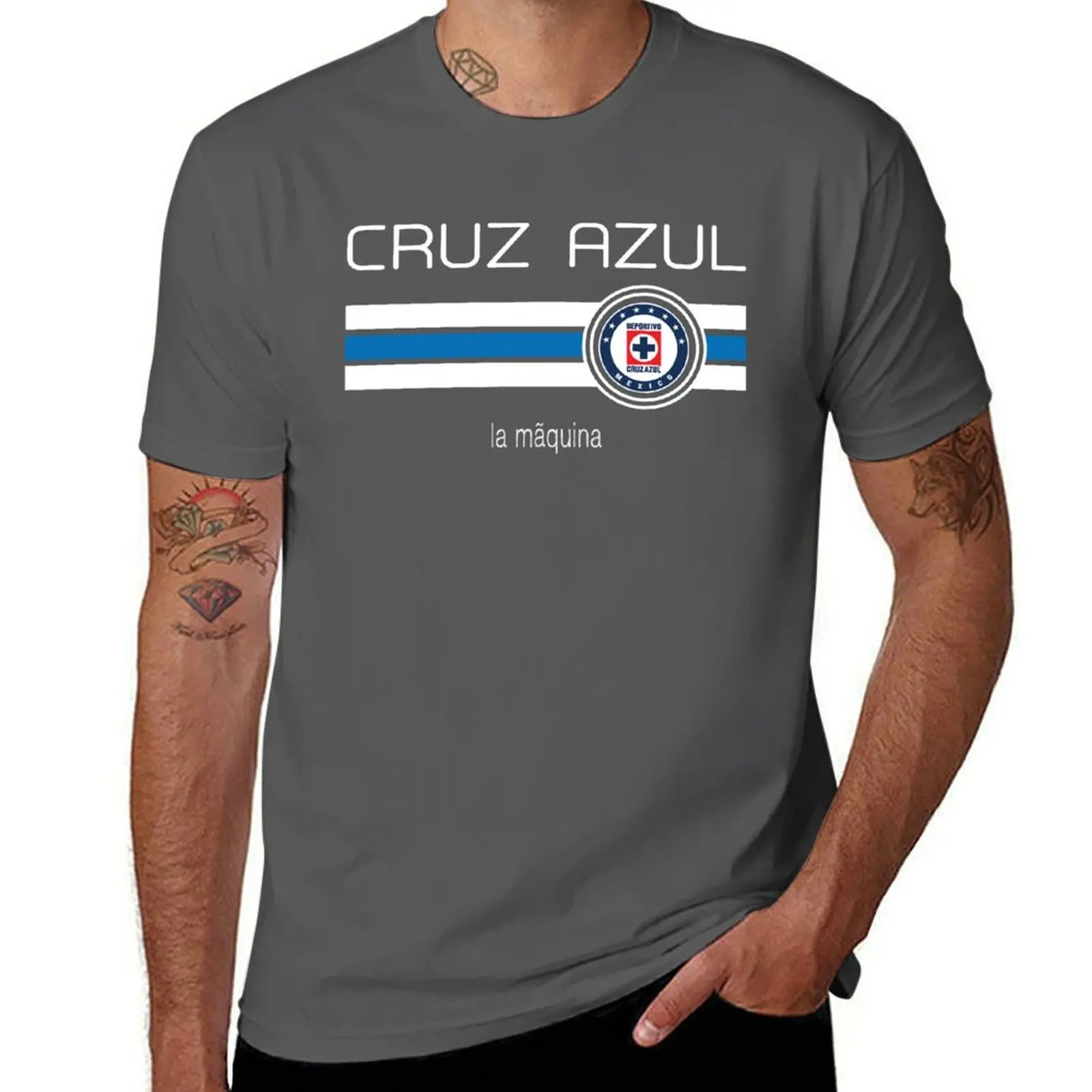 

Liga MX - Cruz Azul (Home Blue) T-Shirt Quick Dry Fishing T-Shirt