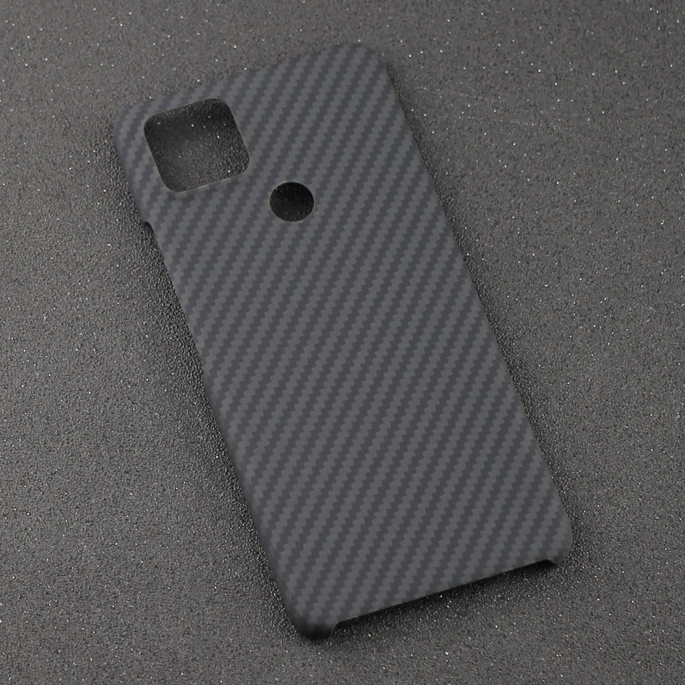 YTF-carbon Real pure Carbon Fiber Case For Google Pixel5 pixel 4a 5G Case Aramid Fiber Ultra Thin Anti-fall Business Phone Cover