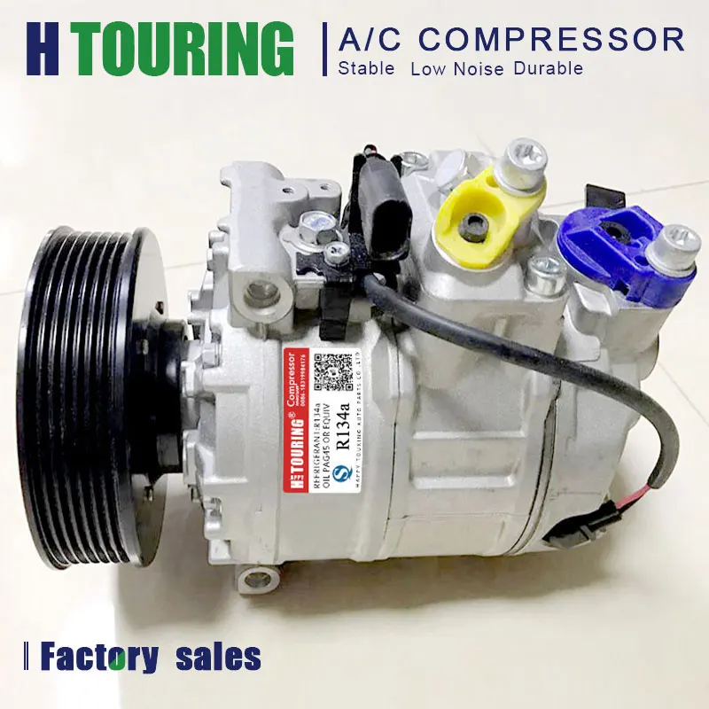 For Audi Q7 Air Conditioning Compressor VW TOUAREG 3.0 V6 TDI 7L6820803Q 7L6820803J 7L6820803K 7L6820803C 7L6820803F 7L6820803T