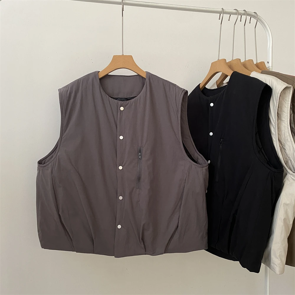 

Японский хлопковый жилет Ne Thiened, женский зимний новый свободный крой, стеганая внутренняя рабочая одежда