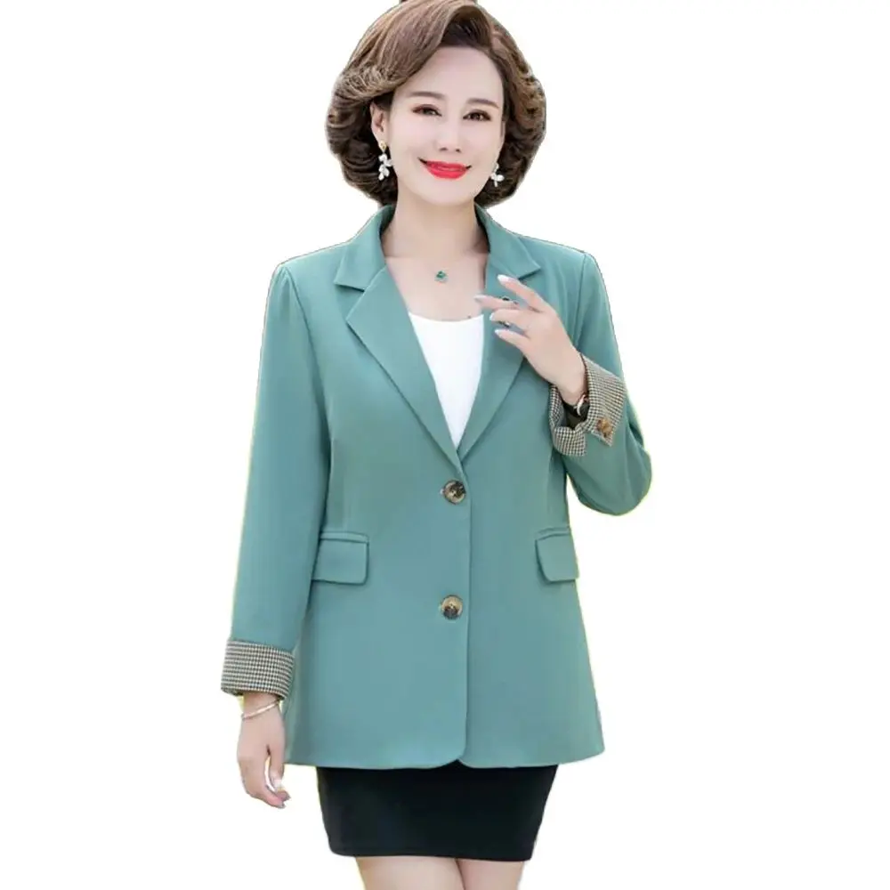 

Mom's Spring Coat Is Fashionable And Exotic, Middle-aged Women's Spring And Autumn Thin Suit 2023 New Windbreaker