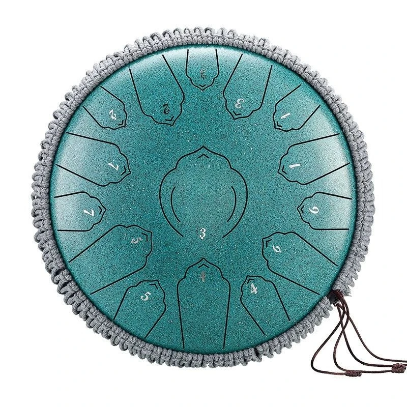 Ethereal drum instrument 15 tones 13 tones steel tongue hand disc empty drum