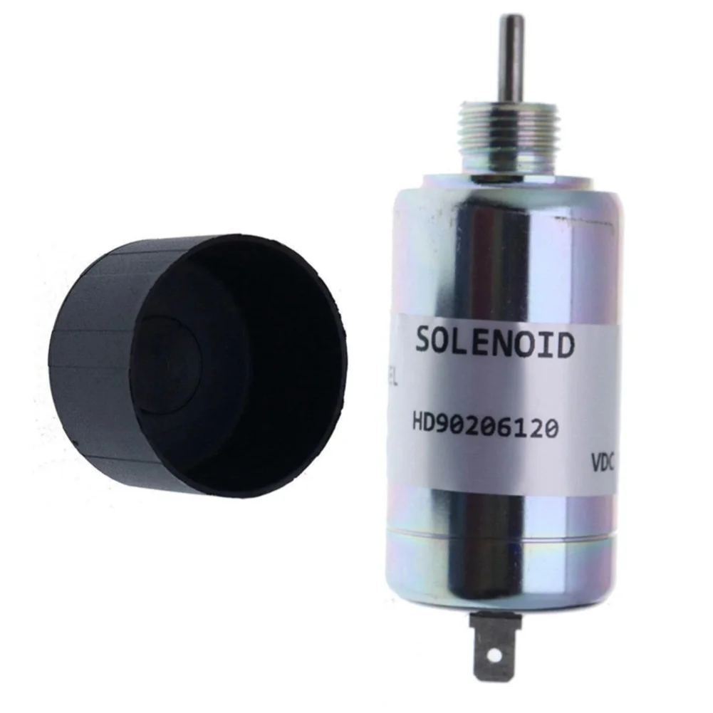 12V DC Shut Off Solenoid 185206083 for Perkins 100series and for New For Holland Tractors TC31DA TC33 TC33D TC33DA TC34DA TC35