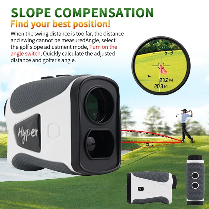 Laser Rangerfinders Golf USB 800M 1000M 1200M Range Finder With Flag-Lock Angle Slope Compensation for Hunting Outdoor