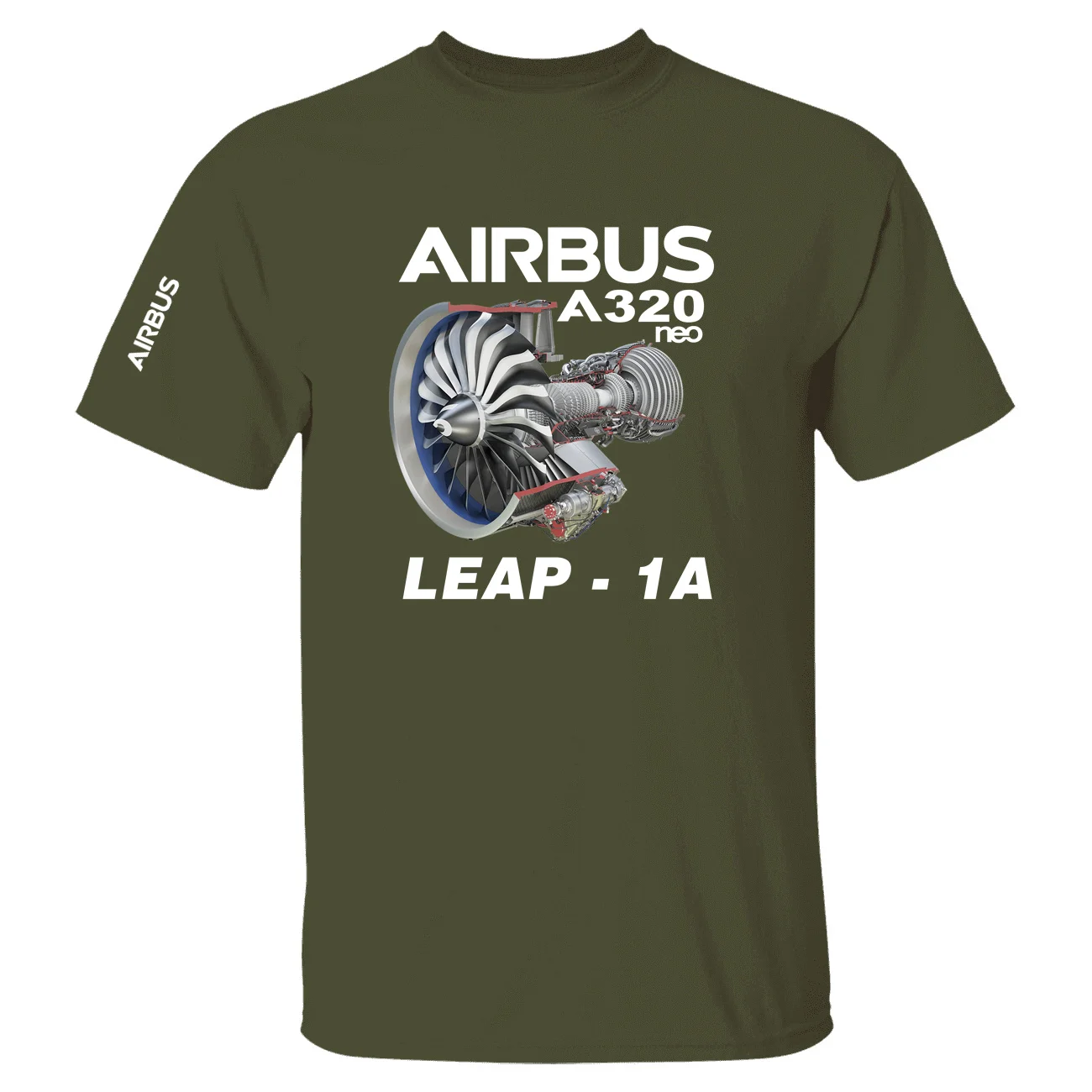 Airbus A320neo & Leap 1A Aviation Flight Pilots Short Sleeve T-shirts Cotton Graphic T Shirts for Men Women