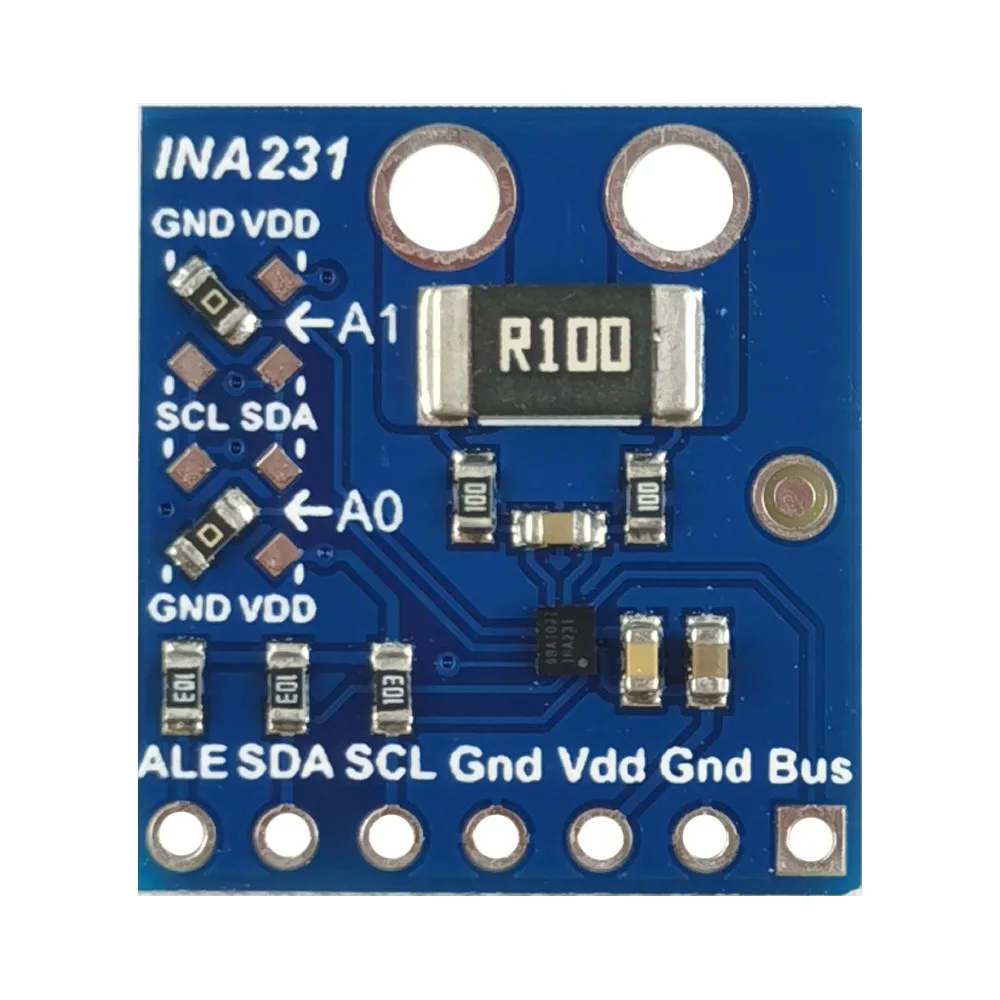 INA231 módulo tensão atual poder monitor alarme função alta e baixa medição bidirecional I2C