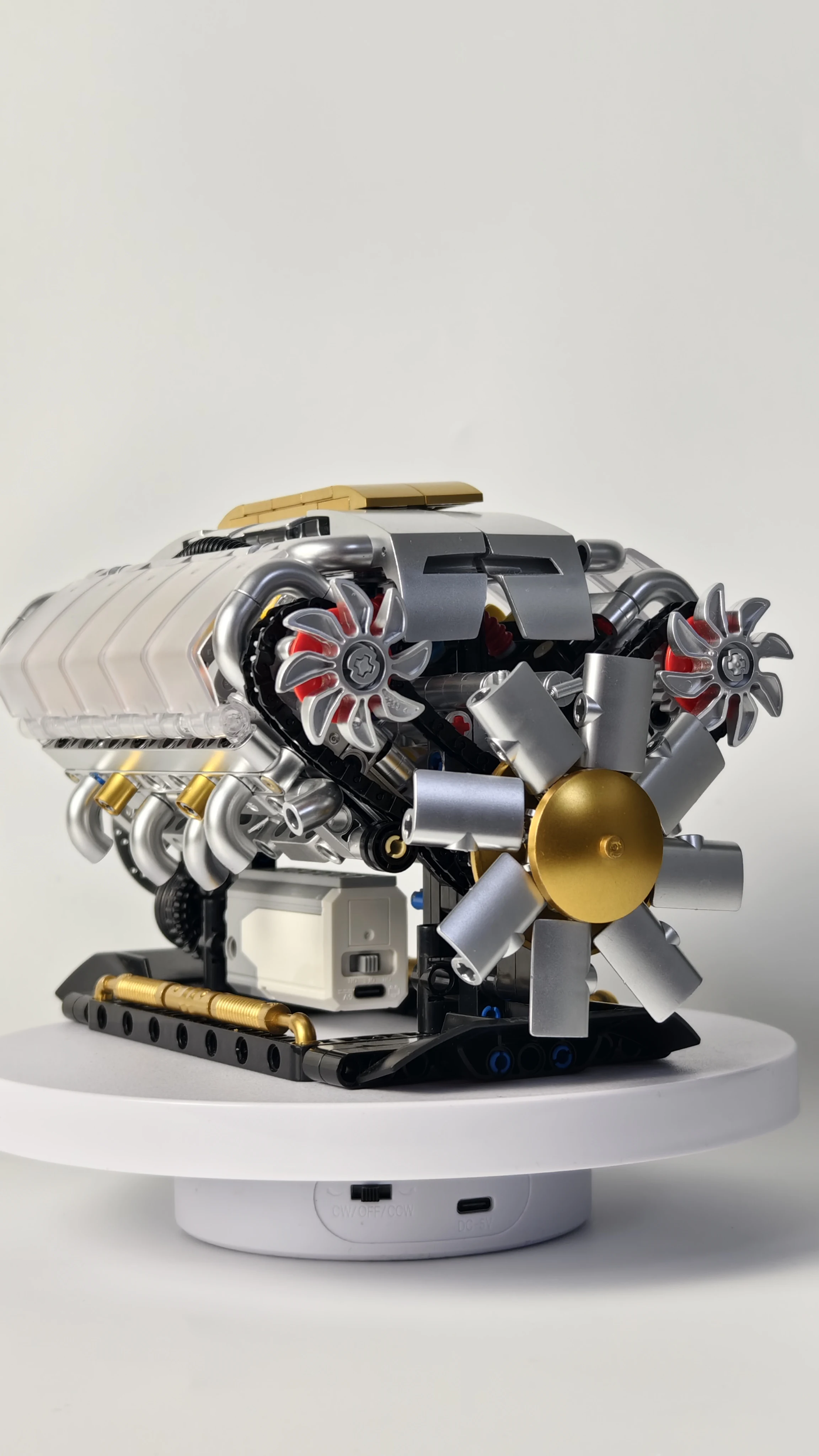 v8エンジン組み立てブロック技術機械電気シミュレーションカーエンジンmocブリック科学教育玩具子供大人向けギフト