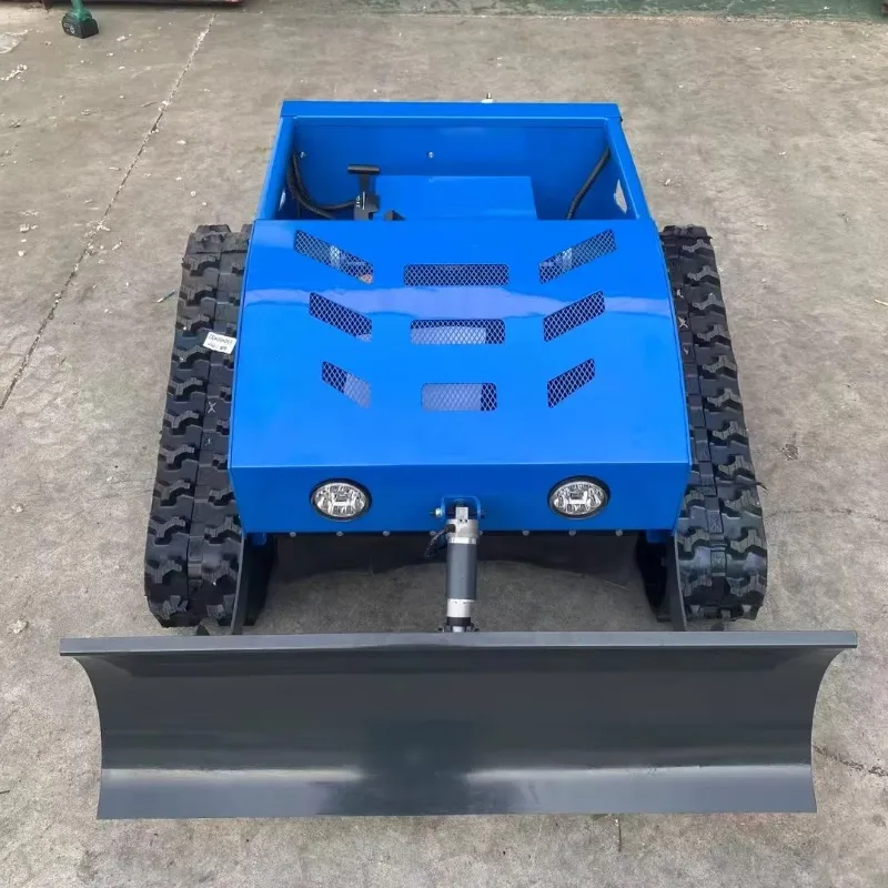 EPA EURO5 All Terrain Remote Control zero Turn Lawn Mower Robot 550mm Crawler Agricultural Rubber Track Lawn Mower
