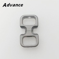 Mini Titanium Alloy Rotating Keychain EDC Tool DIY Multifunctional Outdoor Car Keyring