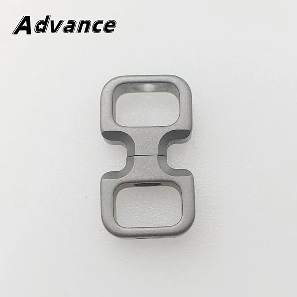 Mini Titanium Alloy Rotating Keychain EDC Tool DIY Multifunctional Outdoor Car Keyring