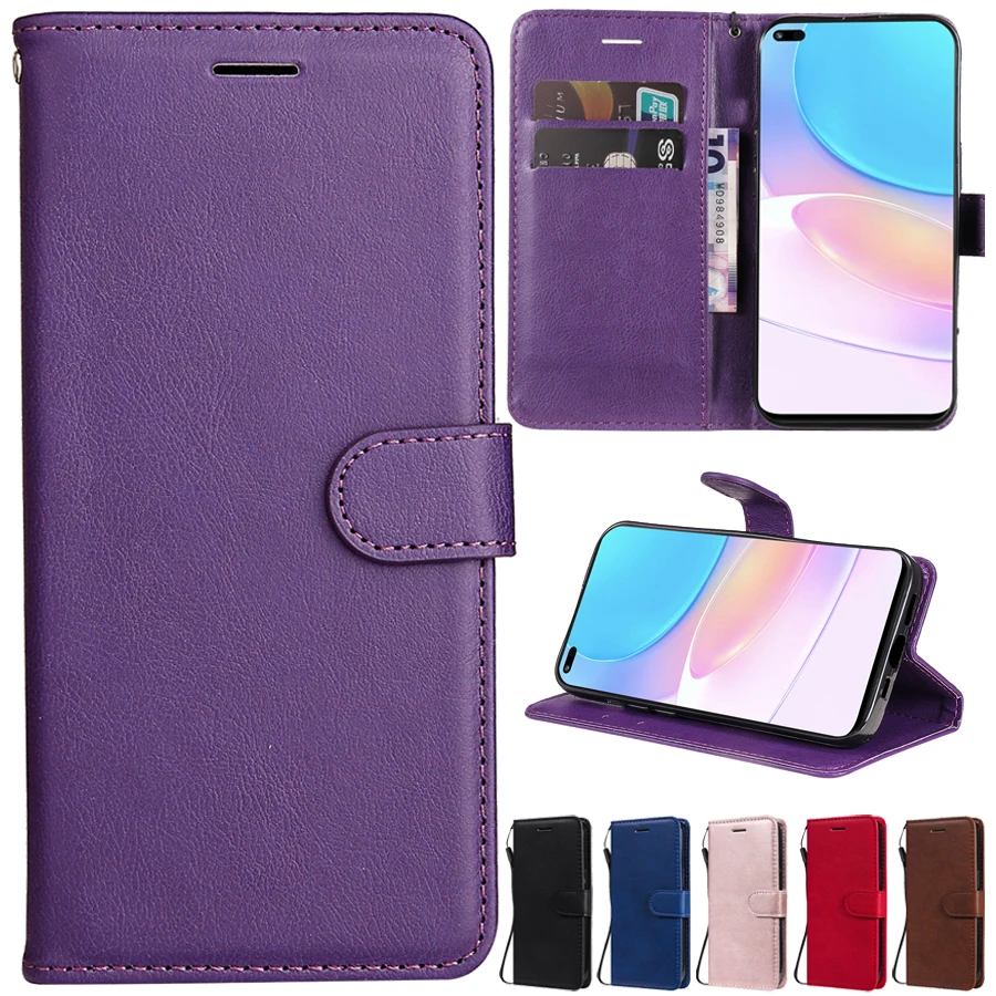 Wallet W/Lanyard Leather Case For Huawei P50 Pro P40 Lite E P30 Lite P20 Pro P10 Lite P8 P9 Lite 2017 P Smart Z 2021 2020 2019