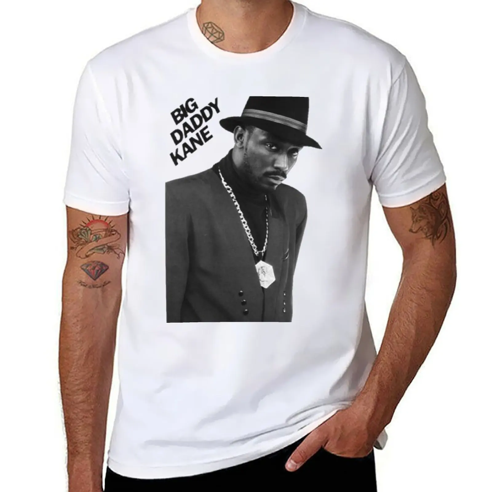 

Футболка BIG DADDY KANE, мужские футболки высокого качества, роскошная брендовая футболка, мужские однотонные мужские футболки для мужчин, повседневная футболка