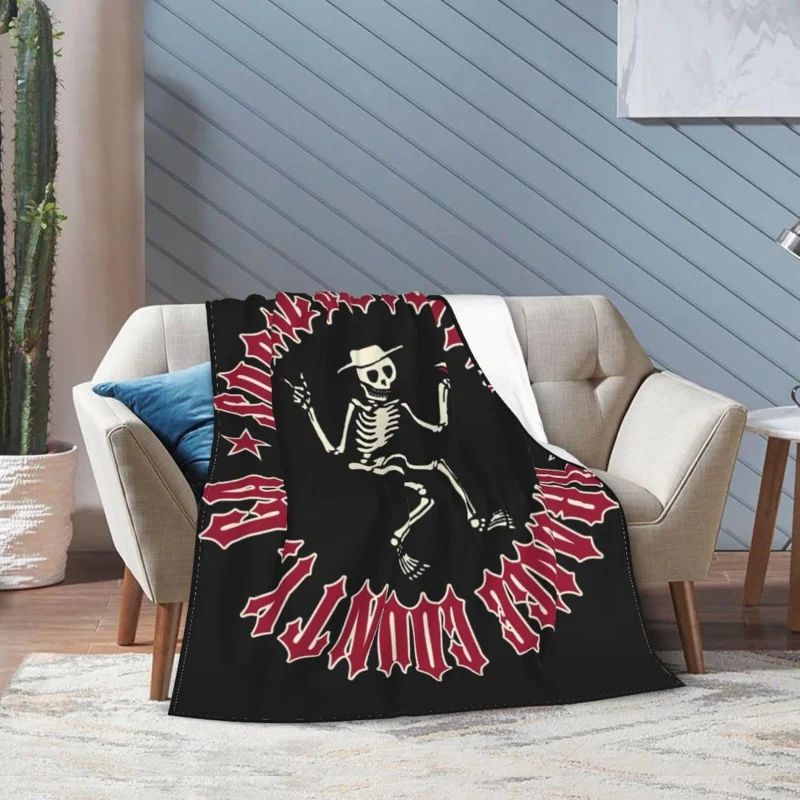 Social Punk Rock Metamorphosis Music Band Blanket Soft, Warm, Comfortable Flannel Four Seasons Bed Car Sofa Bedroom