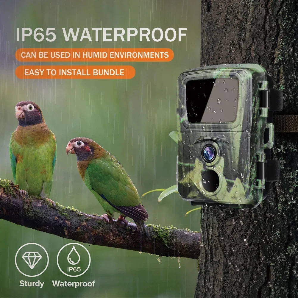 

IP65 Waterproof Mini600 Trail Hunting Camera 20MP 1080P Wildlife Hunter Cameras Outdoor Surveillance Tracking