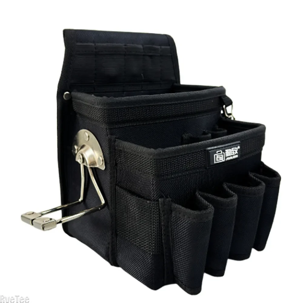 New Big Stereo Tool Waist Bag with Hammer Hanger Tape Measure Rope for Electrician Tool Organizer Carpenter Mechanic