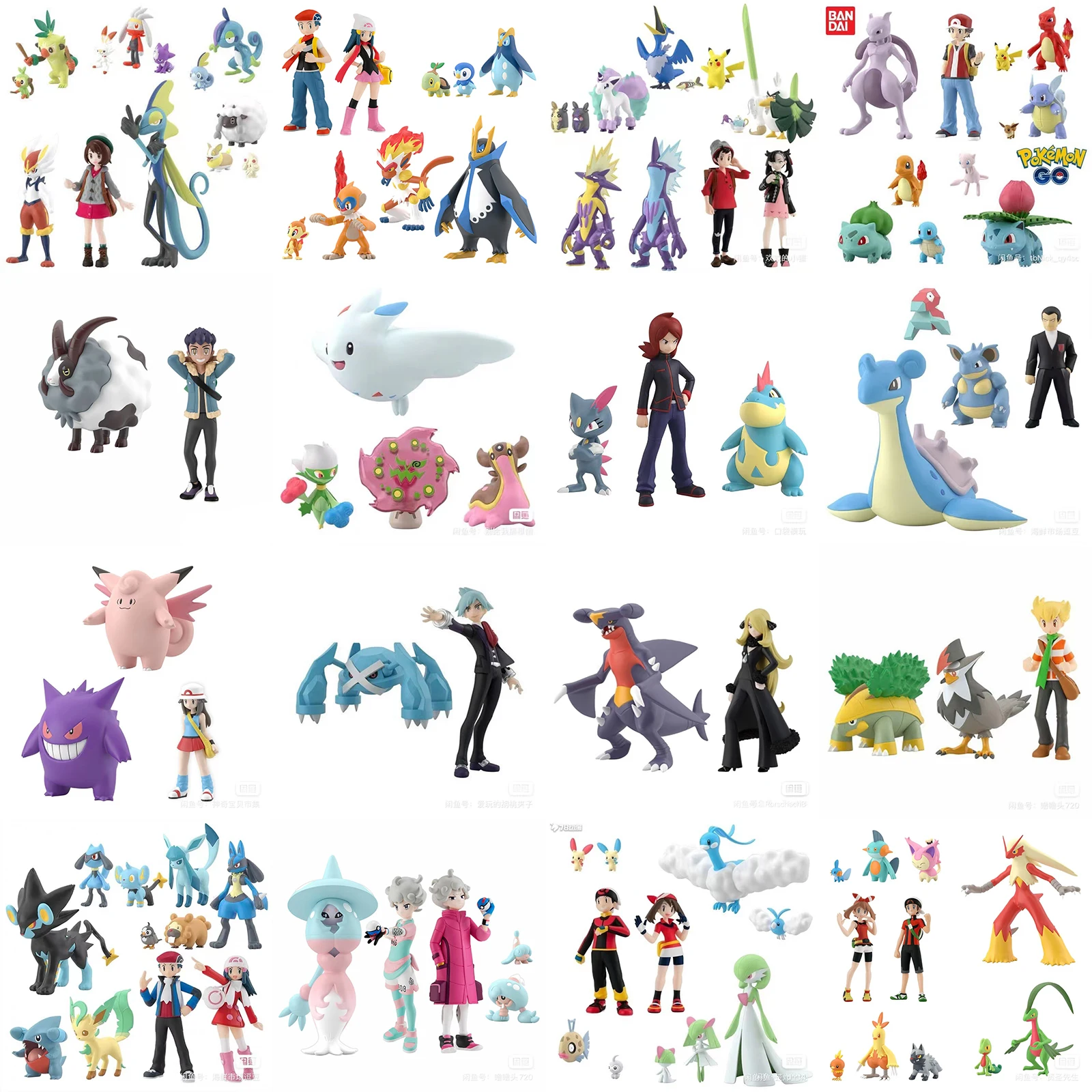 

Pokemon CANDY TOY Go SCALE WORLD Hoenn Region Sinnoh Region Galar Region Cute 1/20 Proportional World Action Figure Toys